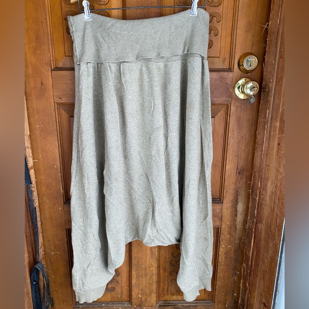 Cora Kemperman Aladdin Style Wide Leg Wool Blend Pants L